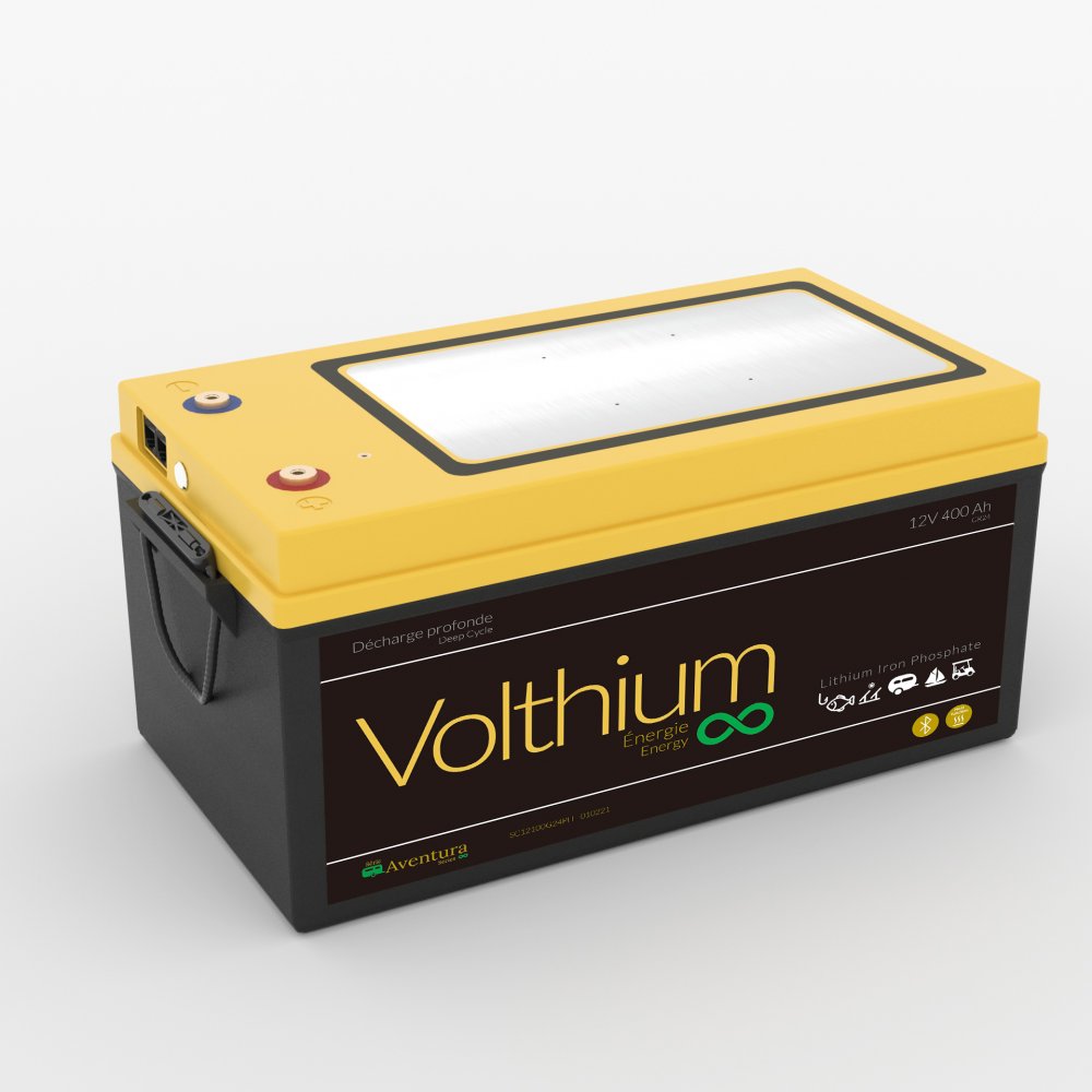 Batterie Lithium 12V 400AH Autochauffante dual